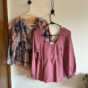 Universal thread linen blouse